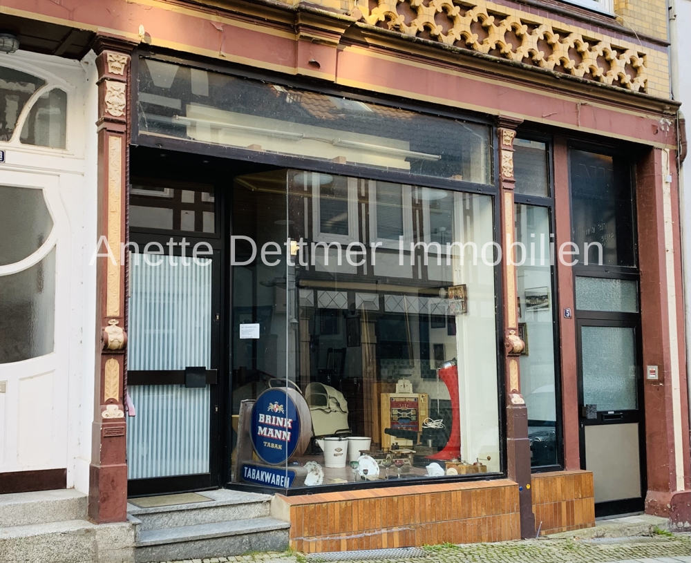Zugang und Schaufenster