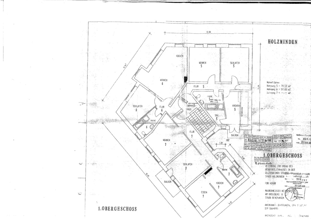 Grundriss 1. Obergeschoss