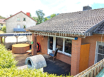 Hausfront mit Terrasse Süd-Ost - Ruhig und idyllisch wohnen in Alfeld OT Brunkensen