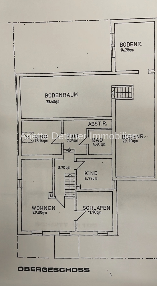 Grundriss Obergeschoss
