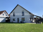 Ansicht mit Terrasse - Neubau in Gronau OT Rheden – bezugsfertig und energieeffizient
