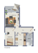 Renoviert und stadtnah - 2 Zimmer mit Einbauküche - 1. OG links